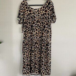 Terra & Sky Leopard Dress